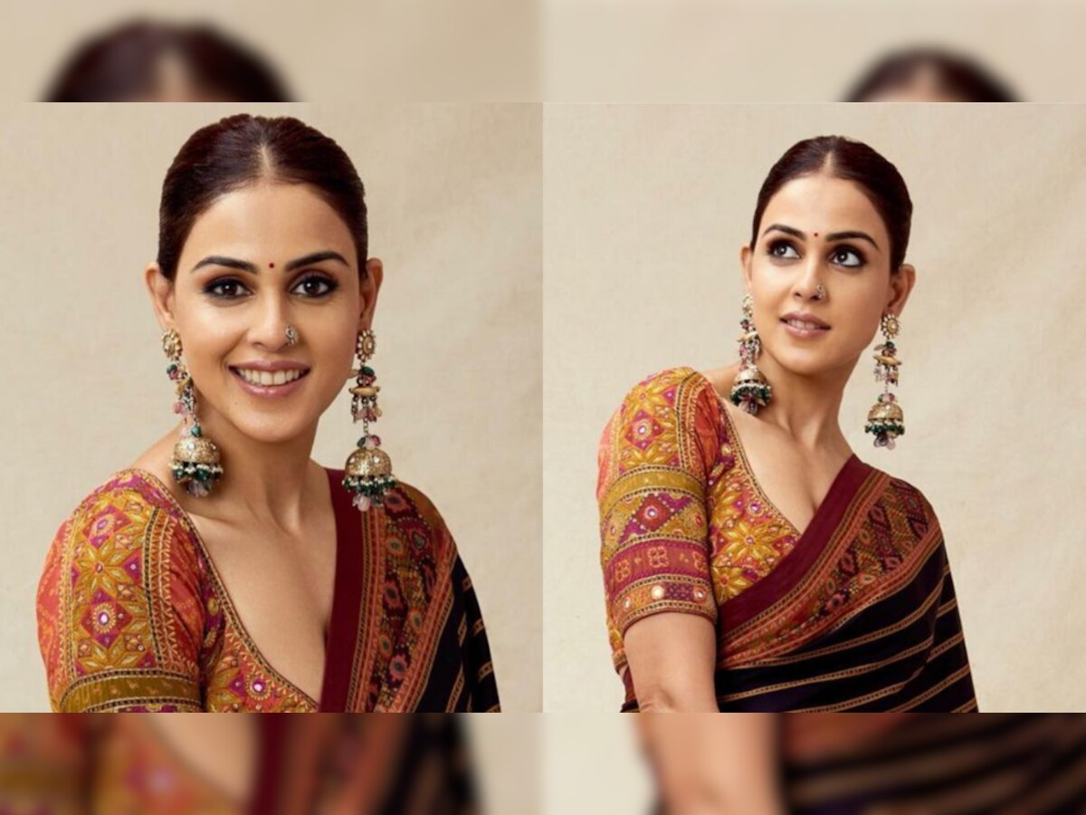 Genelia Deshmukh पहिल्यांदाच मराठी सिनेमात झळकणार, पाहा लूक title=