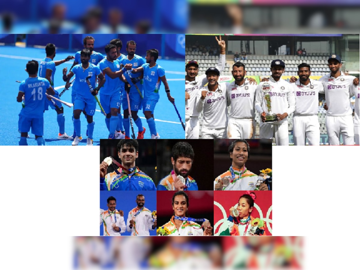 India Sports In 2021 : क्रिकेट ते हॉकीपर्यंत, टीम इंडियाची 2021 मध्ये अशी राहिली कामगिरी, पाहा  title=
