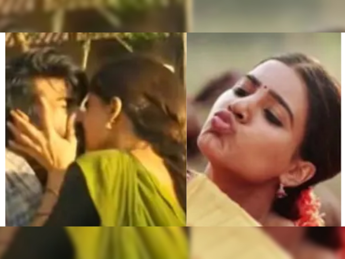  घटस्फोटानंतर Samantha चं प्रसिद्ध अभिनेत्याला Kiss? त्या व्हिडिओमुळे एकच गोंधळ title=