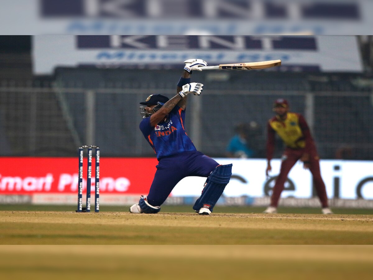 IND vs WI, 3RD T20I | मुंबईकर 'सूर्या' तळपला, विडिंजला विजयासाठी 185 धावांचे आव्हान title=