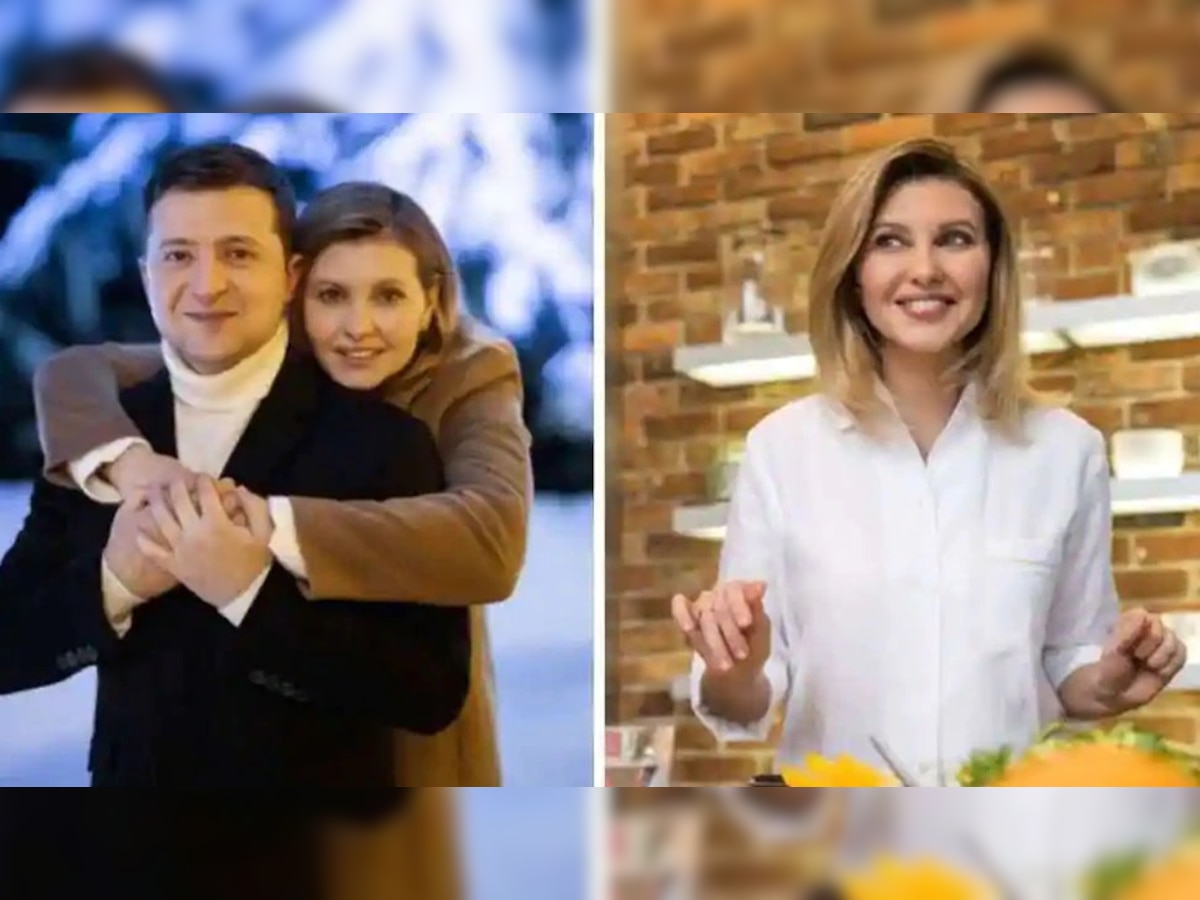 Russia Ukraine War : रशियाच्या हल्ल्यानंतर युक्रेनच्या राष्ट्राध्यक्षांची सुंदर पत्नी आली समोर, लोकांशी साधला संवाद title=