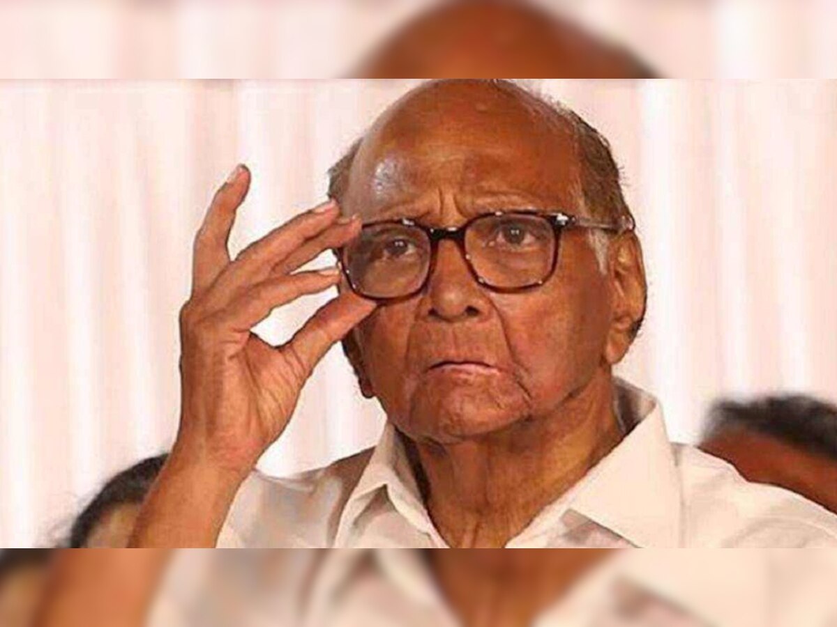 Sharad Pawar | विधिमंडळ परिसरात थेट शरद पवार यांच्याविरोधात जोरदार घोषणाबाजी title=