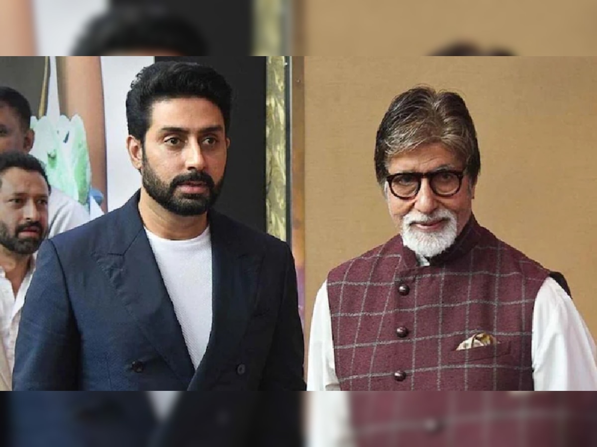 Amitabh Bachchan यांना 'सेक्सी मुलीं'बाबत प्रश्न विचारताच, अभिषेकनं केलं करण जोहरचं तोंड बंद, पाहा व्हिडीओ title=