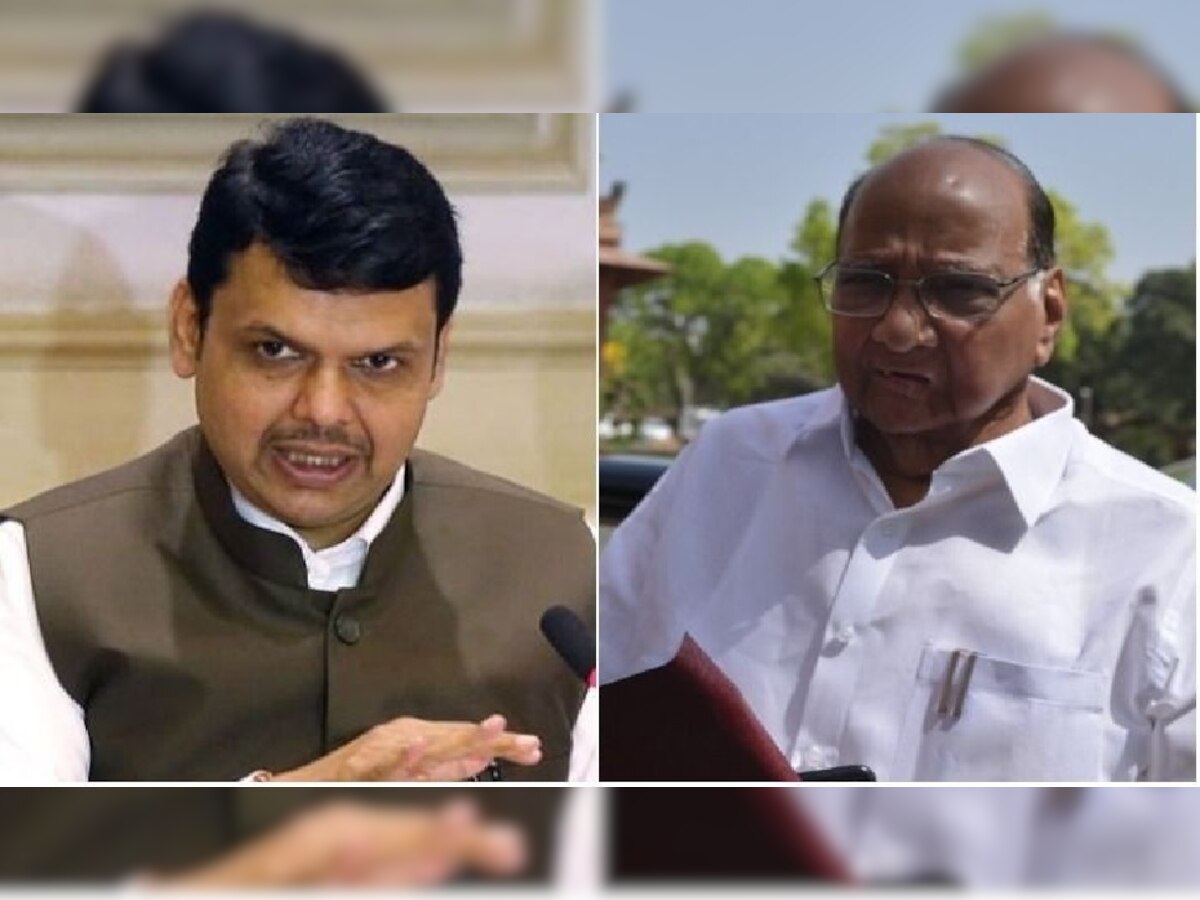 Maharashtra Politics | "सरकार आणणारच", फडणवीसांचा विश्वास,  तर "भाजपला येऊ देणार नाही", पवारांचा निर्धार title=