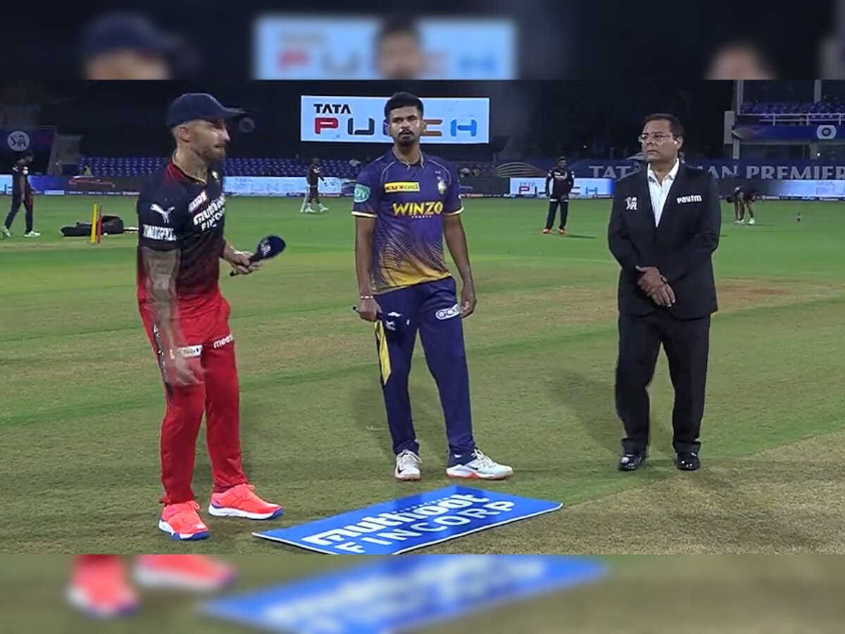 IPL 2022, Rcb vs Kkr | बंगळुरुने टॉस जिंकला, आधी कोलकाताची बॅटिंग title=