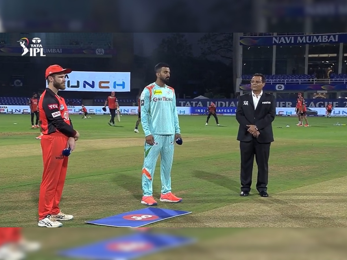 IPL 2022, SRH vs LSG | हैदराबादचा टॉस जिंकून फिल्डिंगचा निर्णय title=