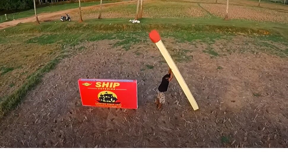 World Record Giant MatchBox Making