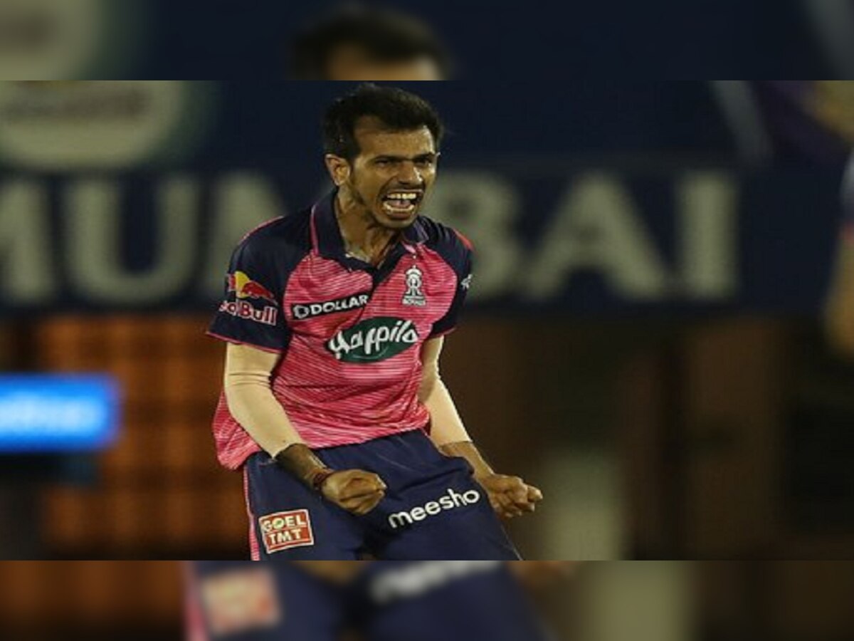 Yuzvendra Chahal Hat-trick | युजवेंद्र चहलचा कारनामा, कोलकाता विरुद्ध मोसमातील शानदार हॅट्रिक title=