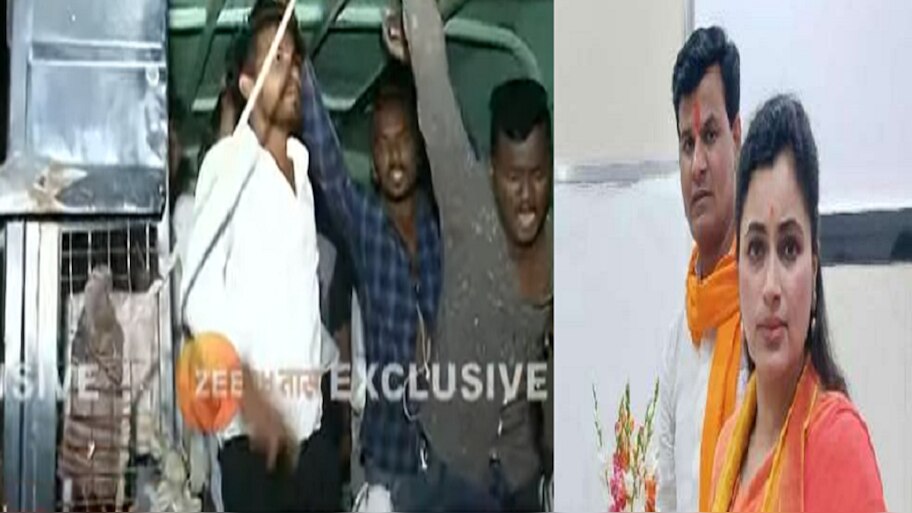 bhim brigade opposed to ravi rana and navneet rana at amravati over to ...
