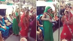 महिलांनी मेट्रोमध्ये केलं असं काम, पाहून सर्वांनाच बसला धक्का; पाहा व्हिडीओ