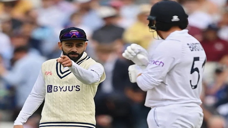 Virat Kohli Jonny Bairstow Sledging india vs england match in edgbaston