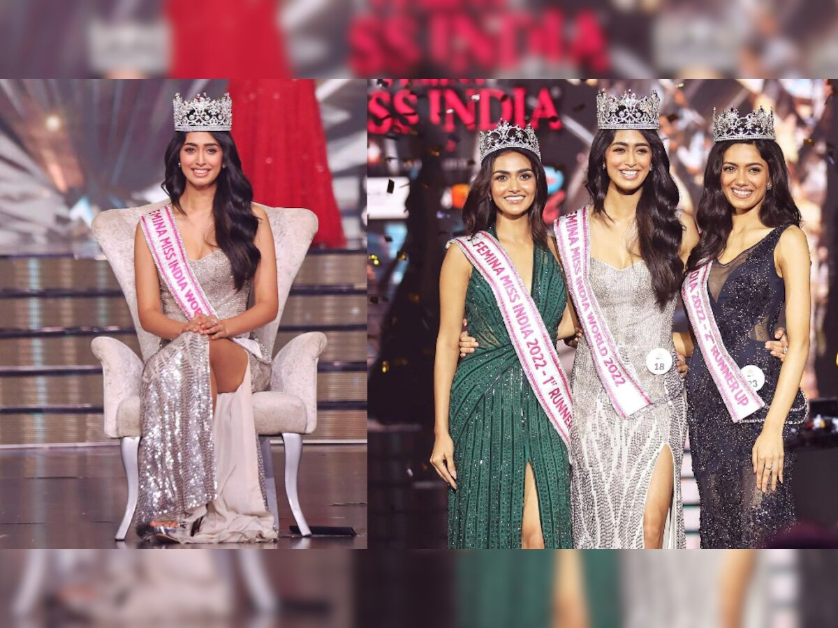 Femina Miss India Winner: 'या' सौंदर्यवतीच्या नावे 'मिस इंडिया'चा किताब; जाणून घ्या तिचं नाव, गाव  title=