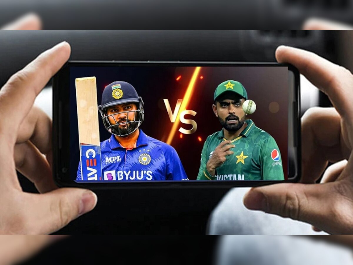 Ind vs Pak T20 Match | भारत- पाकिस्तानचा हाय वोल्टेज ड्रामा पाहा फ्री, जाणून द्या कुठे आणि कसा?  title=