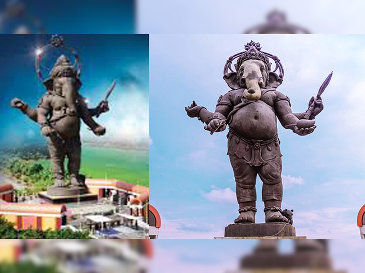 Ganesh Chaturthi 2022: जगातील सर्वात उंच गणेश मूर्ती भारतात नाही तर 'या' देशात title=