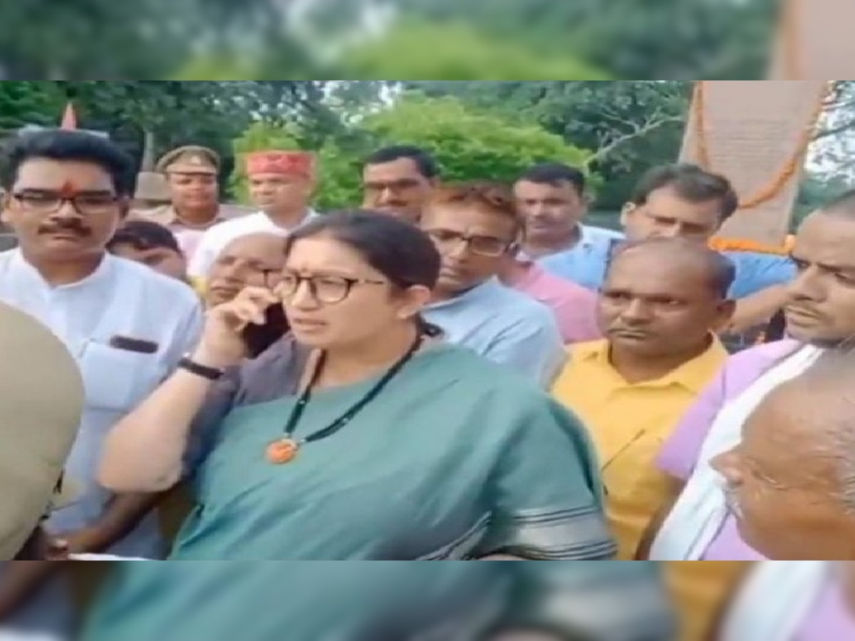 हॅलो... मी Smriti Irani बोलतेय; समोरून उत्तर आलं 'कोण स्मृती इराणी?', Video व्हायरल title=