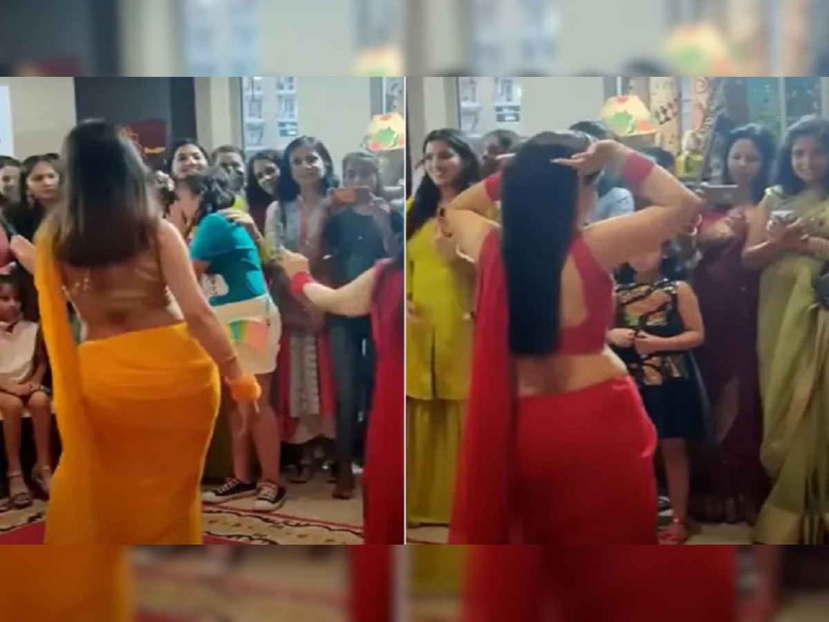 Viral Belly Dance Video: वहिनींनी असा केला डान्स, VIDEO पाहून सुटला घाम title=