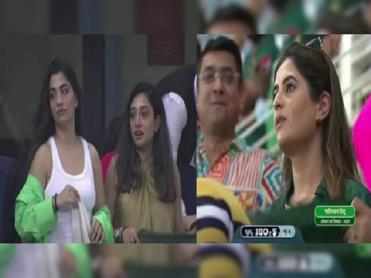 India vs Pakistan : व्वा क्या सीन है! पाकिस्तानच्या सुंदऱ्यांचे दिलखेचक फोटो title=