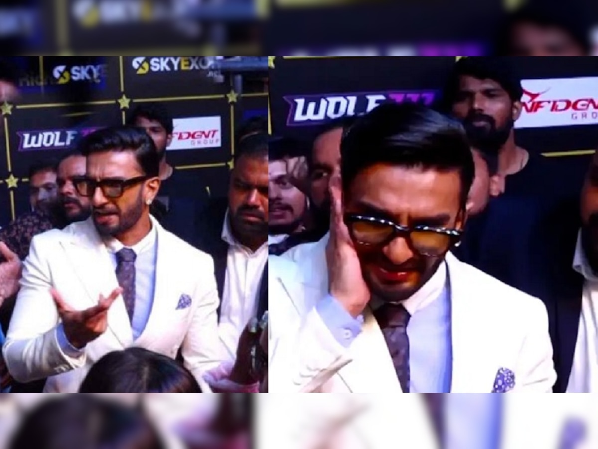 खरंच...भर कार्यक्रमात Ranveer Singh च्या मारली कानाखाली? पाहा Video आणि तुम्हीच ठरवा title=