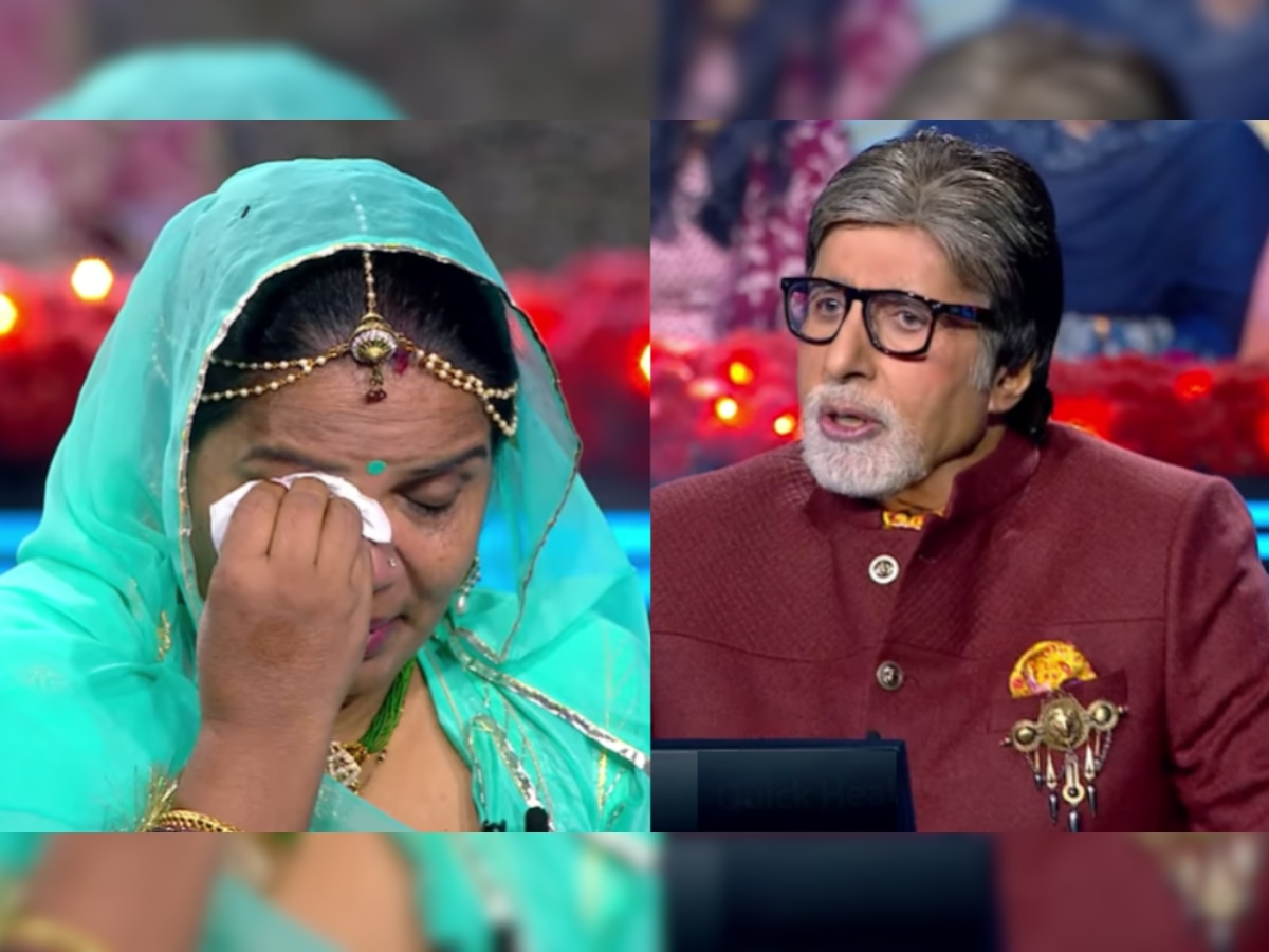 Amitabh Bachchan कोणाला देतात देवाचा दर्जा? नाव ऐकताच स्पर्धक ढसाढसा रडली, पाहा Video title=