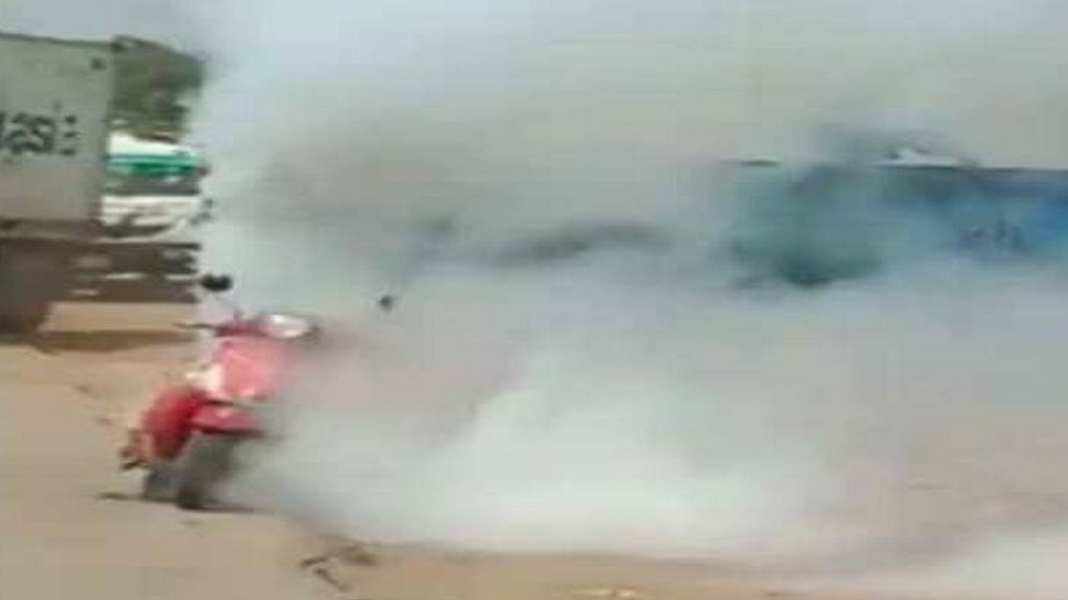 Electric scooter battery explodes in Vasai, Death 7yearold boy GS