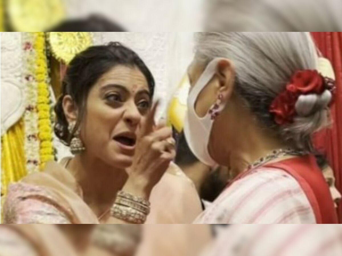 काजोल आणि जया बच्चन यांचं सर्वासमोरच भांडण? Video Viral title=