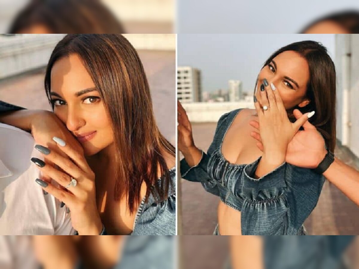 Sonakshi Sinha: बॉयफ्रेंडसोबत सोनाक्षीने उरकलं...त्या फोटोमुळे एकच चर्चा title=