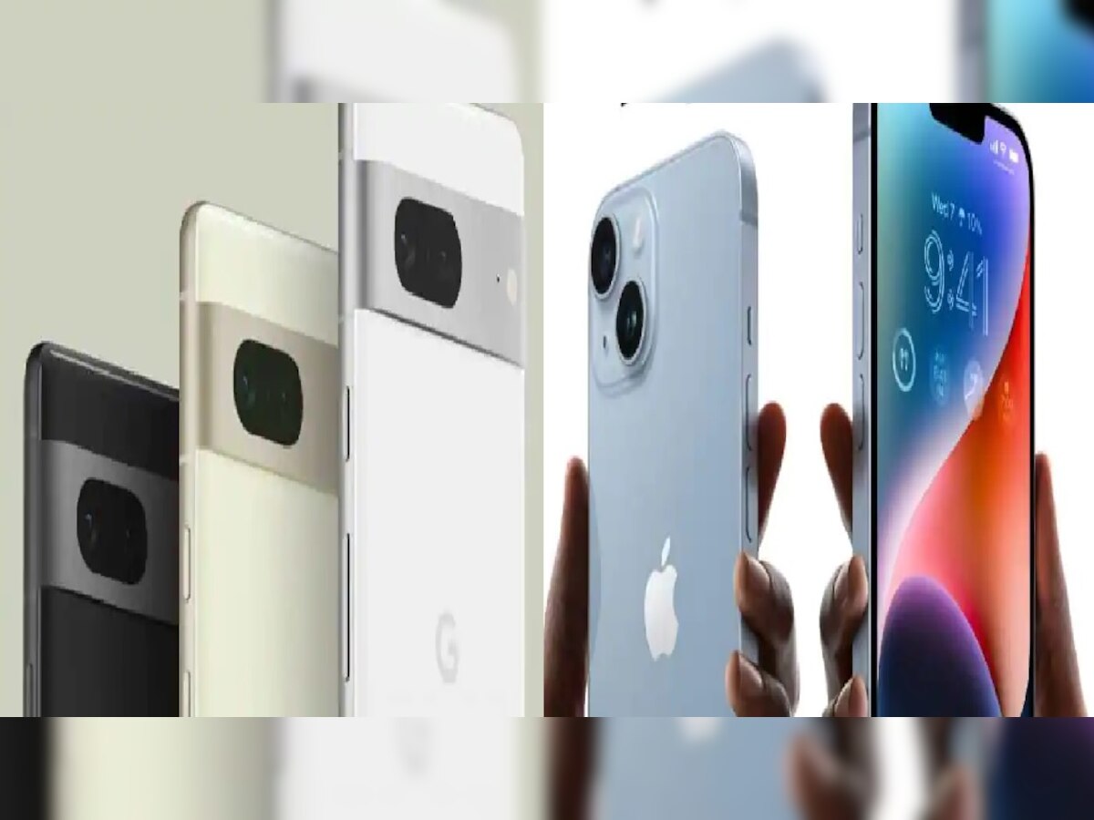 Google Pixel 7 Vs iPhone 14: या दोन स्मार्टफोनमध्ये कोण वरचढ? जाणून घ्या title=