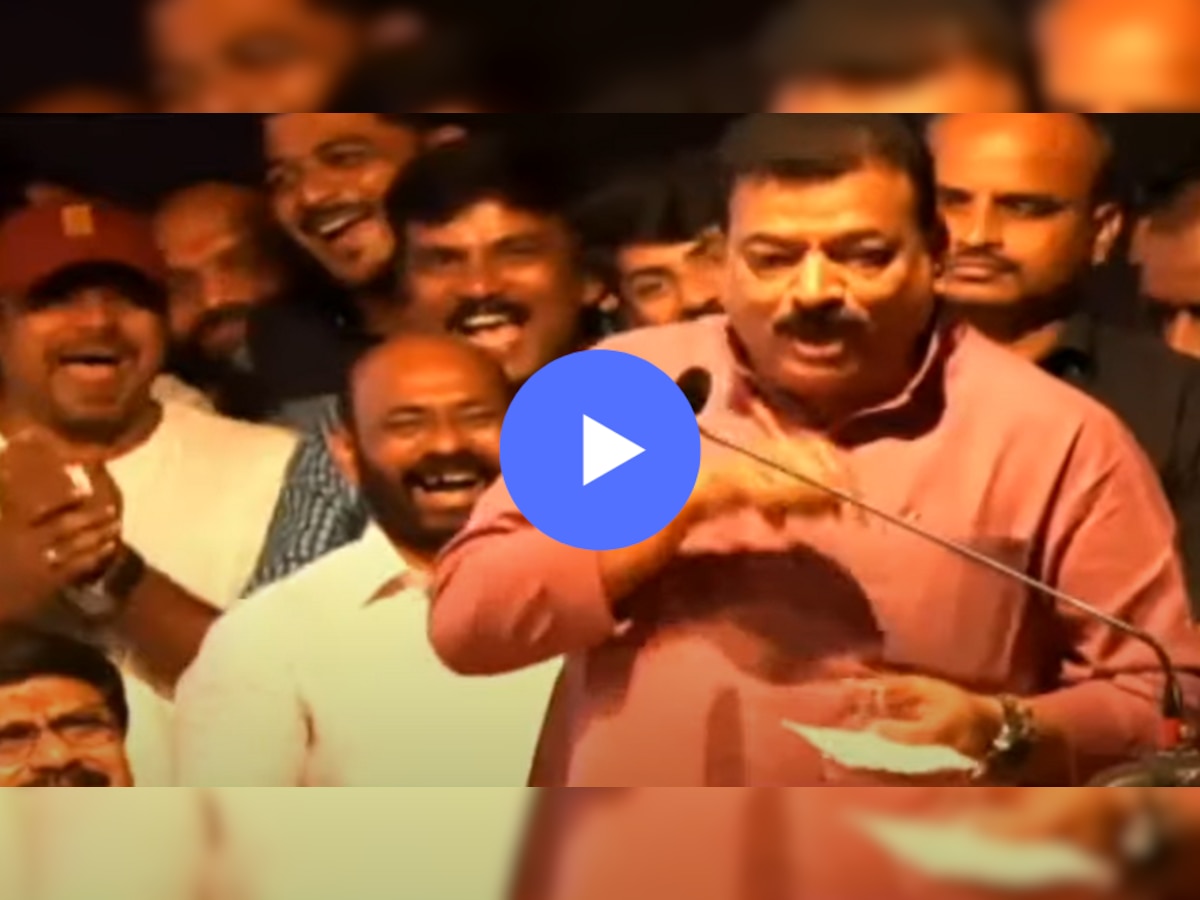 Bhaskar Jadhav Video : भास्कर जाधवांनी केली एकनाथ शिंदेंची नक्कल, मिमिक्रीचा व्हिडीओ तुफान व्हायरल! title=