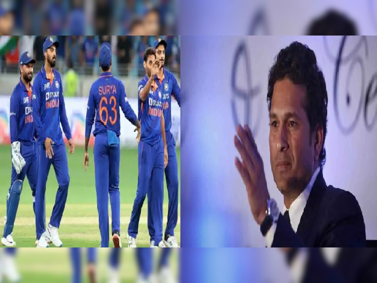 T20 World Cup: टीम इंडियाच्या Playing 11 मध्ये 'या' खेळाडूला स्थान द्या! मास्टर ब्लास्टर सचिन तेंडुलकरनं केली सूचना title=