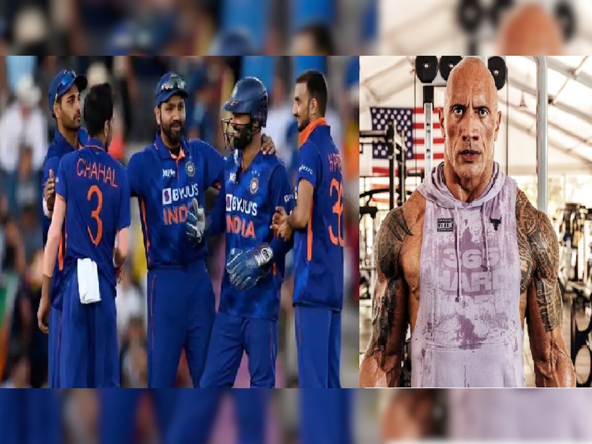 T20 World Cup 2022: India Vs Pakistan सामन्यापूर्वी WWE चॅम्पियन 'द रॉक'नं दिला संदेश, म्हणाला... title=