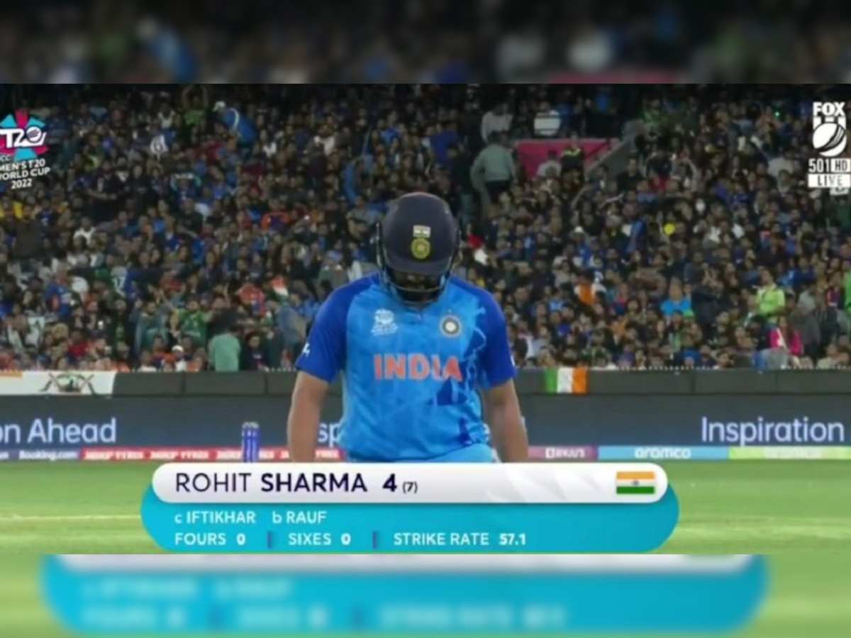 India vs Pakistan: स्वस्तात आऊट झाल्याने Rohit Sharma ट्रोल, लोकांकडून अशा कमेंट title=