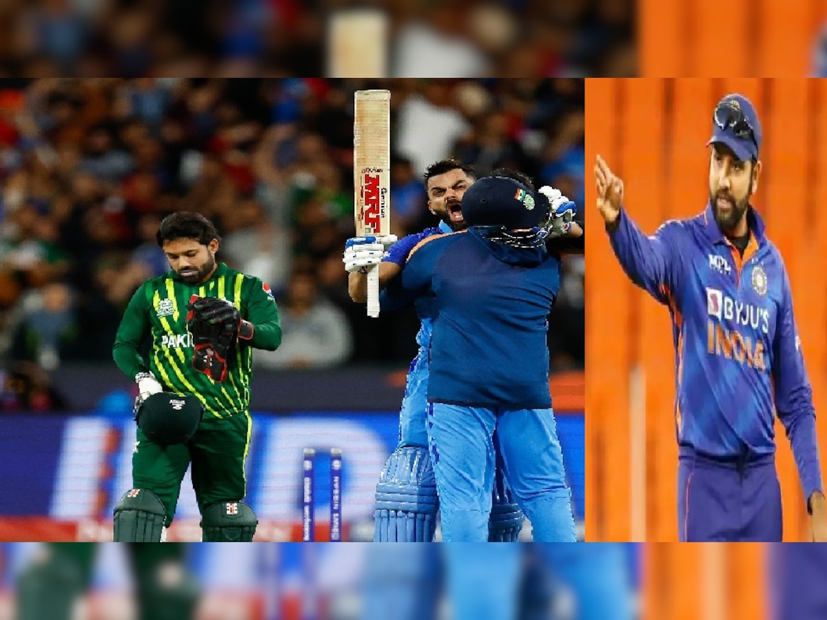 India Vs Pakistan: "विराट आणि हार्दिक दोघंही...", विजयानंतर कर्णधार रोहित शर्माने व्यक्त केल्या भावना title=