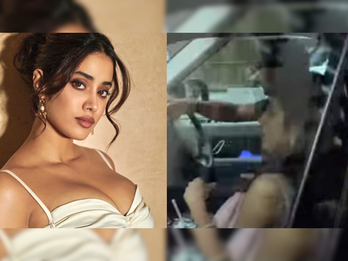 दिवाळीच्या दिवशी Ex-Boyfriend सोबत दिसली Janhvi Kapoor, Video Viral  title=