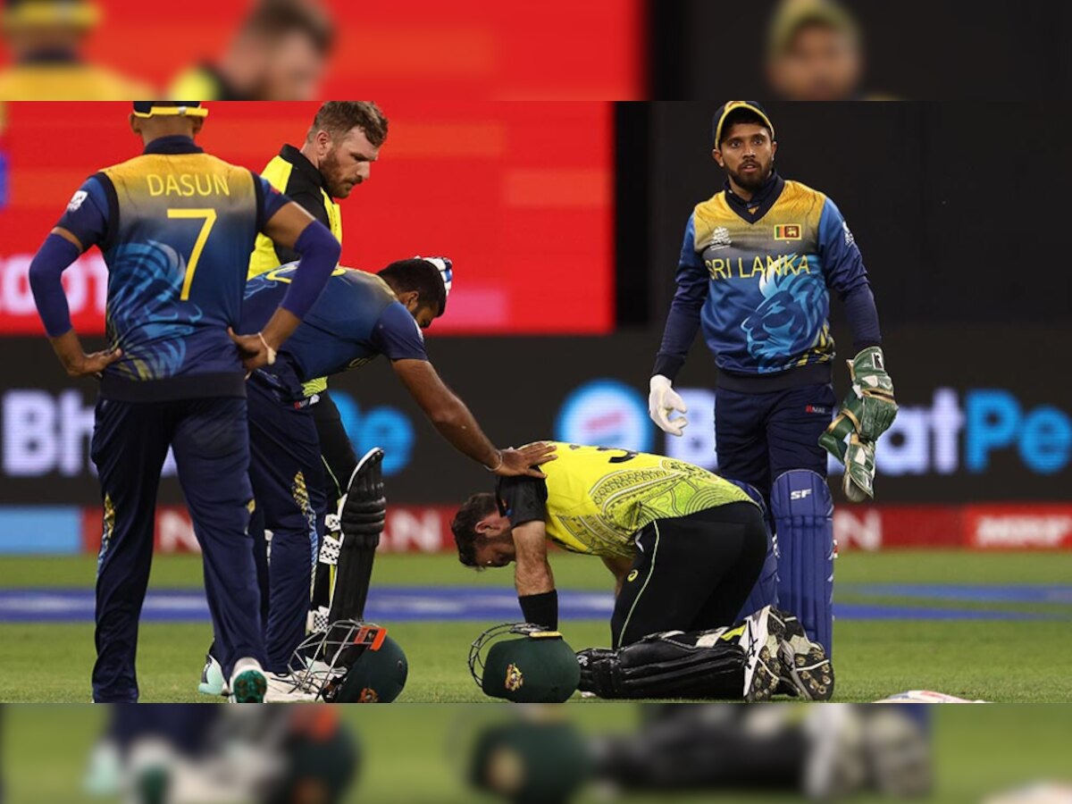 AUS vs SL: ...अन् भर मैदानात मॅक्सवेल कोसळला, पाहा त्या ओव्हरवेळी नेमकं काय घडलं? title=