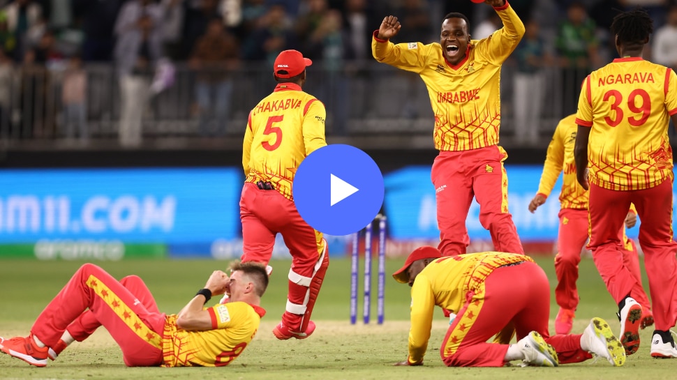 Pakistan vs Zimbabwe Last Over in t20 world Cup beat by 1 run