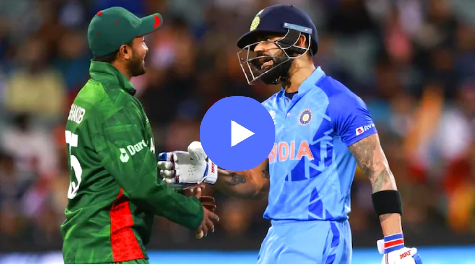 Virat Kohli Shakib Al Hasan No Ball Controversy Ind Vs Ban Video T20 ...