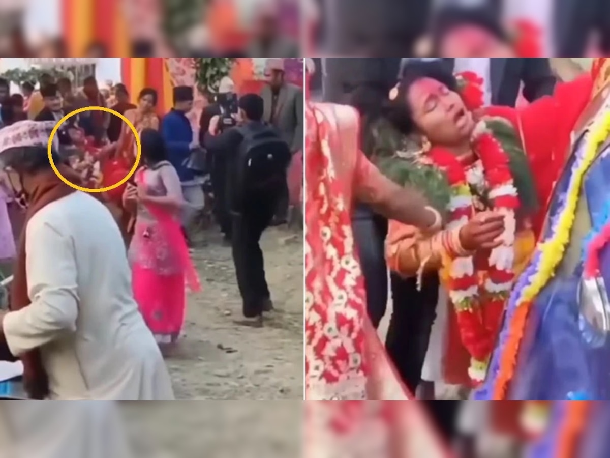 Funny Video: लग्नानंतर नवरी सासरी जाईना, घरच्यांनी केलेली रवानगी पाहून तुम्हीही पोट धरून हसाल title=