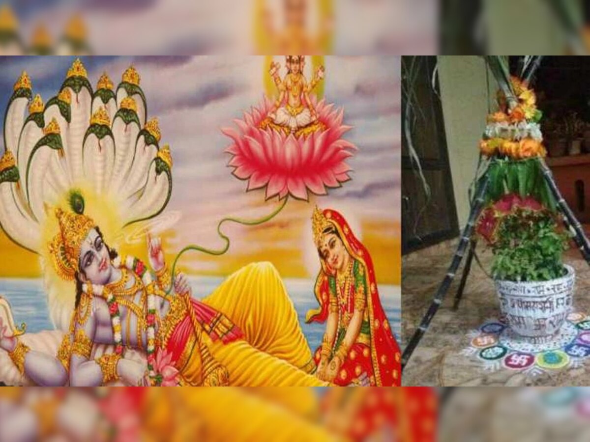 Tulsi Vivah 2022: भगवान विष्णुंना का करावं लागलं तुळशीसी लग्न? जाणून घ्या या मागची पौराणिक कथा title=
