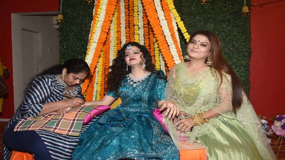 palak muchchal, palak muchchal wedding, palak muchchal mithun, palak muchchal mehendi ceremony,  palak muchchal singer, marathi news, news in marathi  