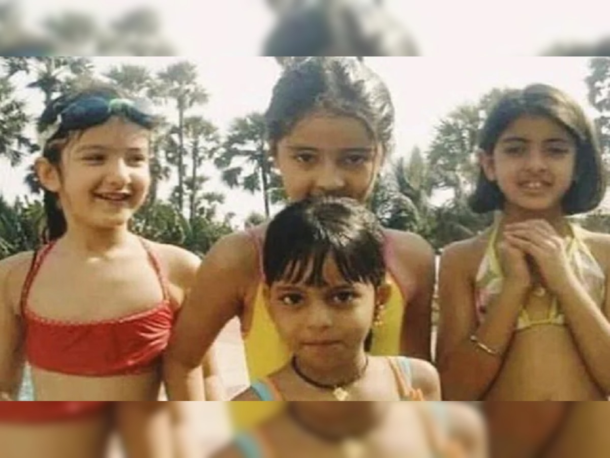 Guess Who : फोटोतल्या 'या' चार मुलींना ओळखलत का? प्रसिद्ध स्टार किड्सच्या आहेत मुली   title=