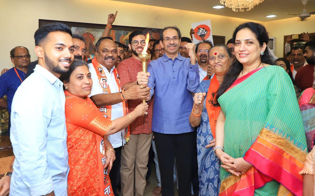 Rutuja Latke and uddhav thackeray 