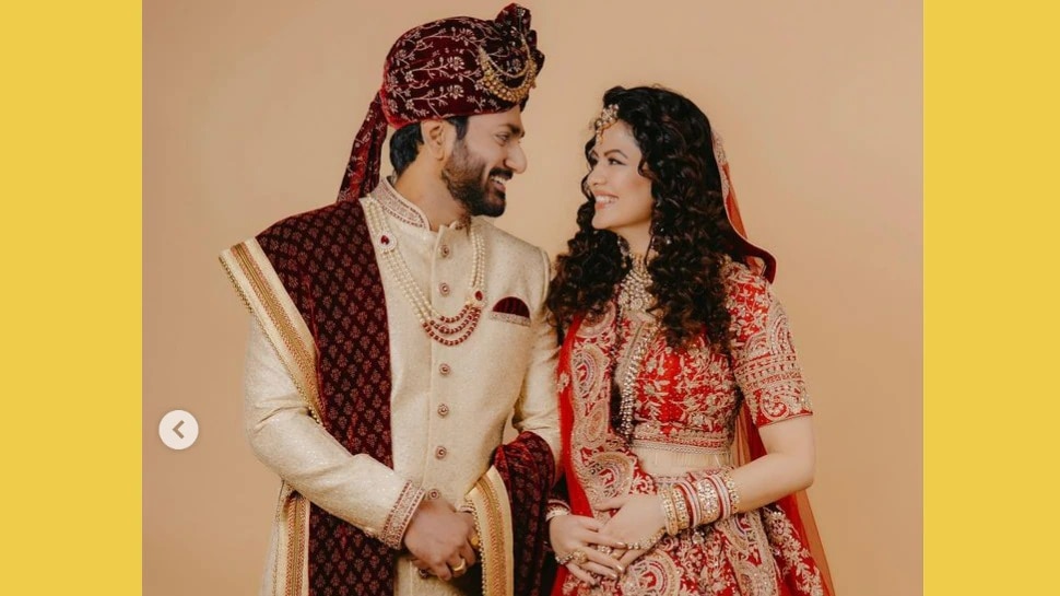 Palak Muchhal, Palak Muchhal photo, Palak Muchhal wedding, Palak Muchhal Wedding Pics, mithoon sharma wedding photo, mithoon sharma, marathi news, news in marathi 