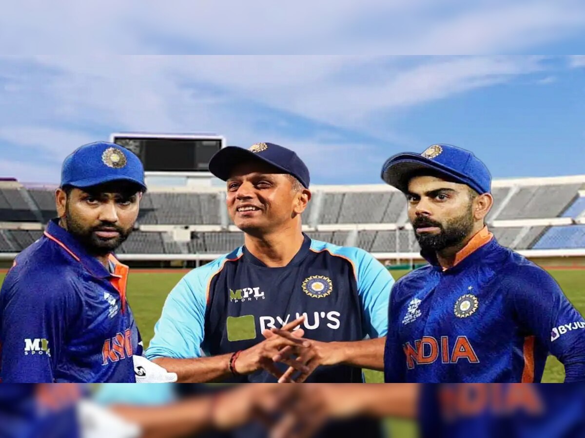 T20 World Cup 2022: कोच द्रविडसह रोहित- विराट संघातील खेळाडूंशी असं का वागले? राहून राहून सर्वांनाच पडतोय प्रश्न  title=