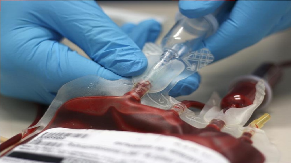 clinical trial for artificial blood UK scientists red blood cells in lab