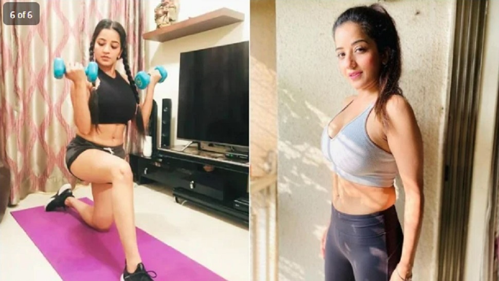 bhojpuri actress, bhojpuri actress workout, namrita malla, pakhi hegde, akshara singh, rani chatterjee, monalisa, marathi news, news in marathi 