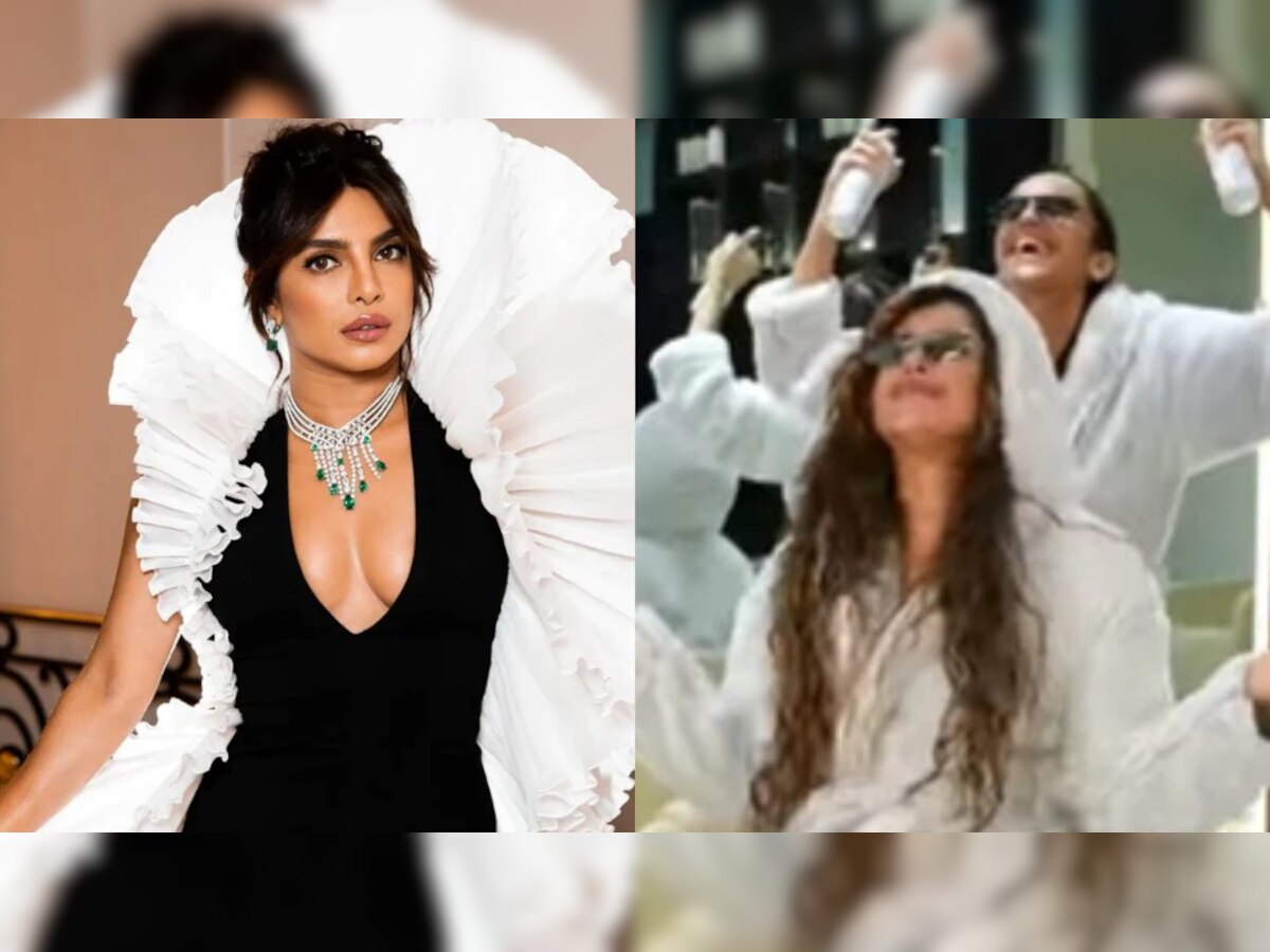 बाथरोब घालत Priyanka Chopra ने केला मिथुनच्या गाण्यावर भन्नाट डान्स...Video पाहून चाहते घायाळ. title=