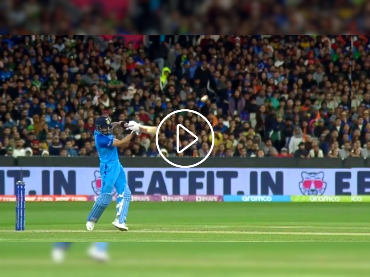 विराटचा 'तो' सिक्स ठरला 'ग्रेटेस्ट T20 शॉट ऑफ ऑल टाईम', ICC ने केलं कौतूक, पाहा Video title=