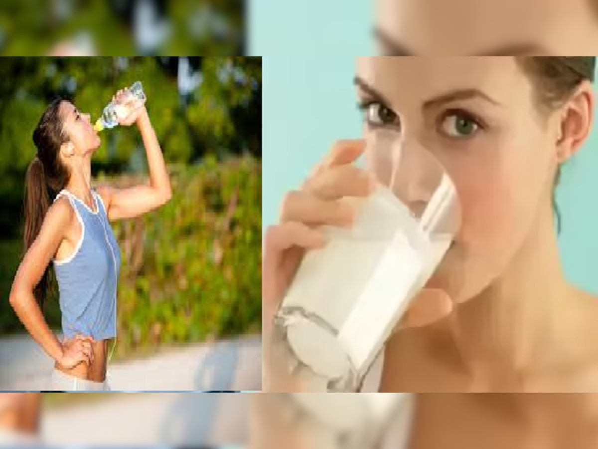 Drink  Water Tips : तुम्ही पाणी उभं राहून आणि दूध बसून पिता, मग थांबा... title=