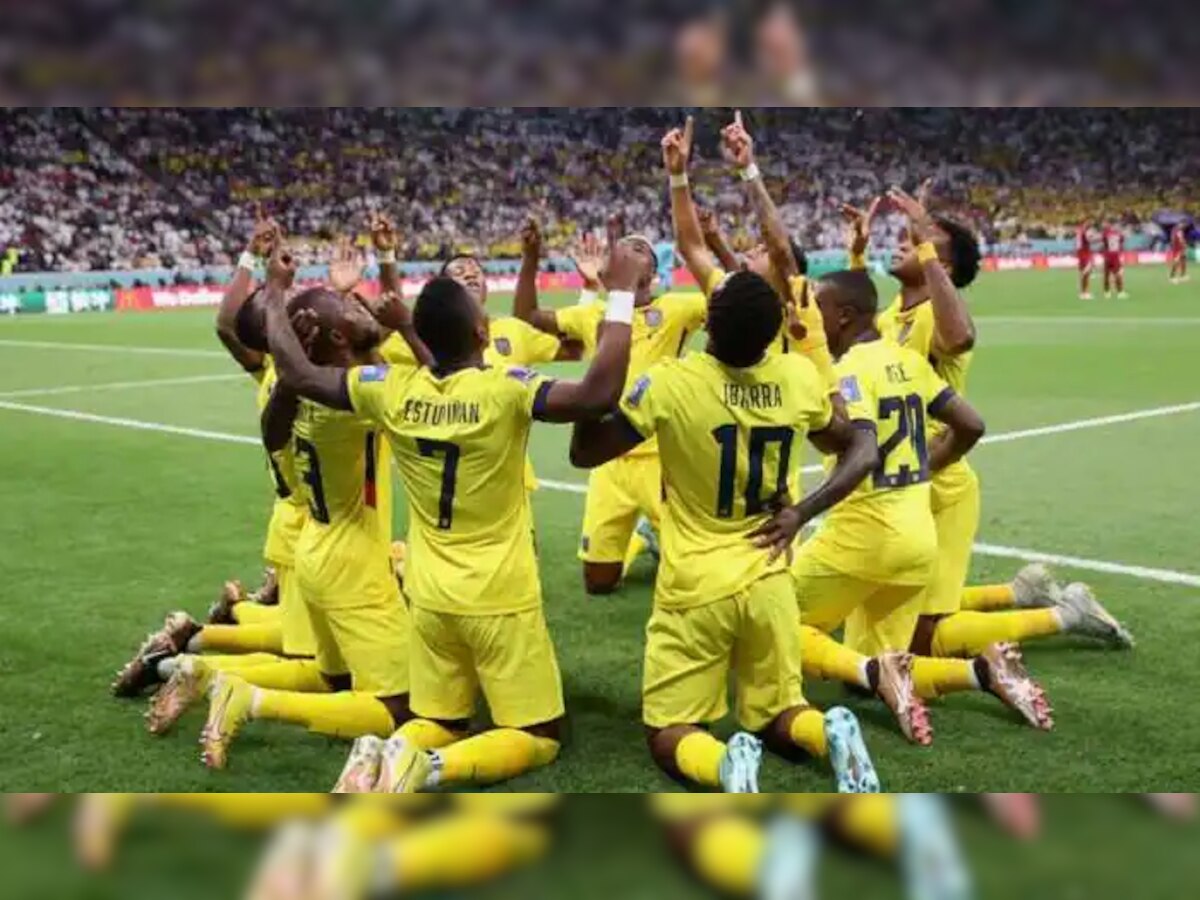 Qatar vs Ecuador FIFA World Cup 2022 : पहिल्याच सामन्यात इक्वेडोरनं यजमान कतारला चारली धुळ  title=
