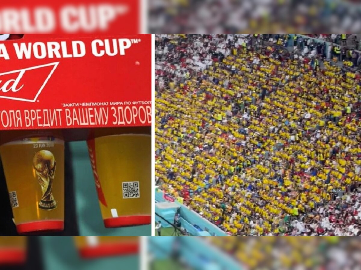 FIFA World Cup सामन्यातच प्रेक्षकांनी केली अशी मागणी, घोषणाबाजीनं स्टेडियम दणाणलं; Video Viral title=